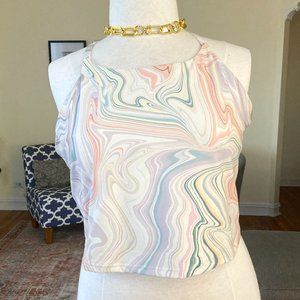 Old Navy Active Powersoft Longline Plus 3X Sports Bra Light Support Built-in Bra